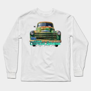 1952 Chevrolet Advance Design Panel Truck Long Sleeve T-Shirt